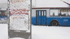 Более 35 троллейбусов встали в пробке на Садовом кольце в Москве