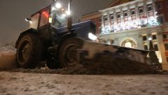 Более 400 тыс кубометров снега убрали коммунальщики столицы за сутки
