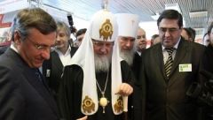 Патриарх Кирилл посетил экспозицию Москвы на выставке "Книги России"