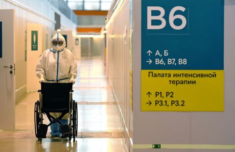 В Москве за сутки госпитализировали 1419 пациентов с COVID-19