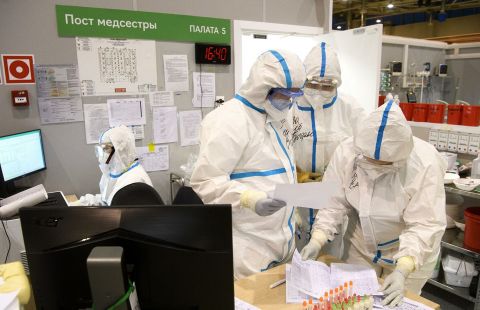 В Москве выявили 3349 новых случаев заражения коронавирусом