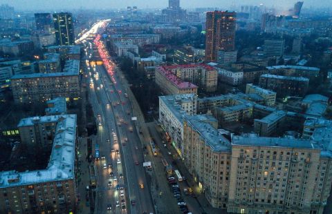 На Волоколамском шоссе в Москве стартовали работы по благоустройству